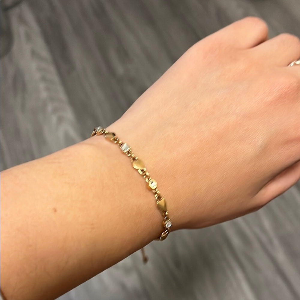 Michael Kors Gold Chain Bracelet Minimalist Design